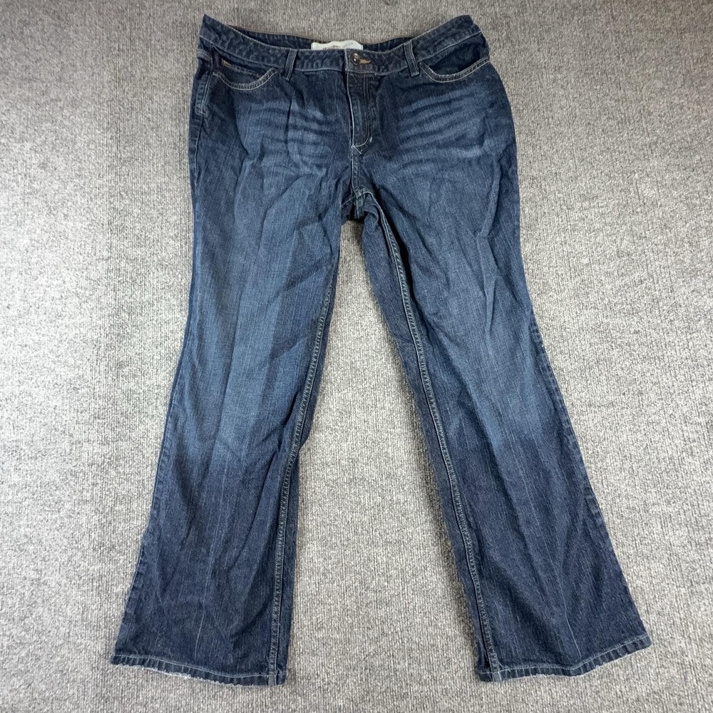 Y2K Mossimo Denim Jeans Womens 22W Medium Wash Blue High Rise Bootcut Denim